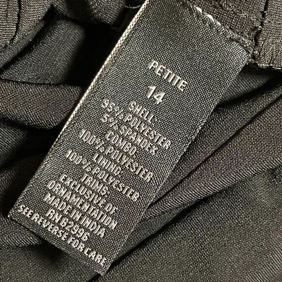 Dressbarn Little BLack Dress Plus Size 14 - Picture 6 of 9